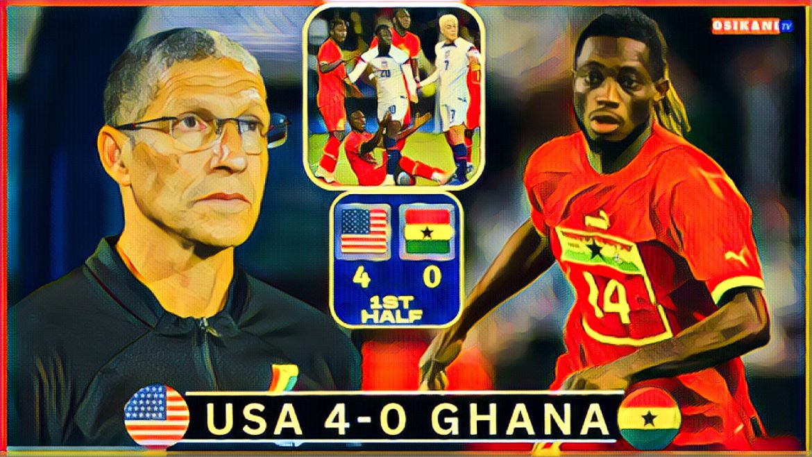 Black Stars Crushed by USA in Nashville Friendly The Ghana Sentinel