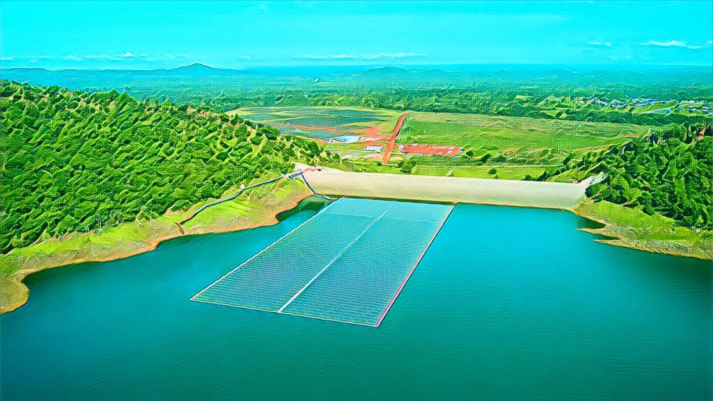 Lake Volta floating solar farm