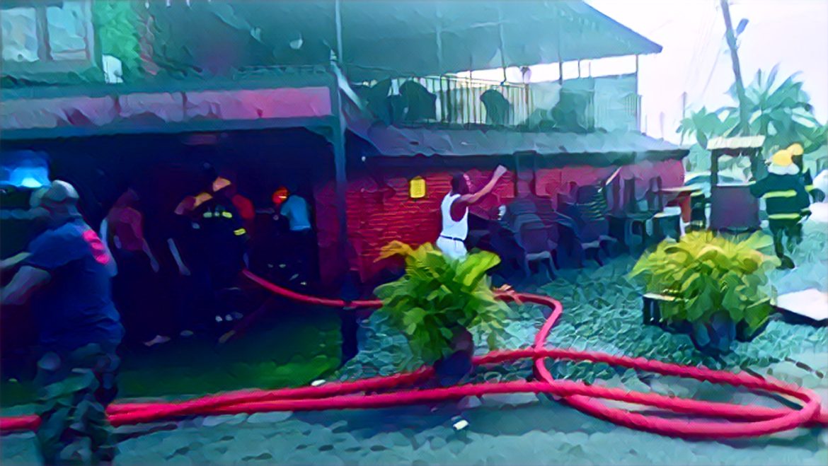 Raging Fire Destroys Honeysuckle Pub in Labone Honeysuckle Pub fire in Labone