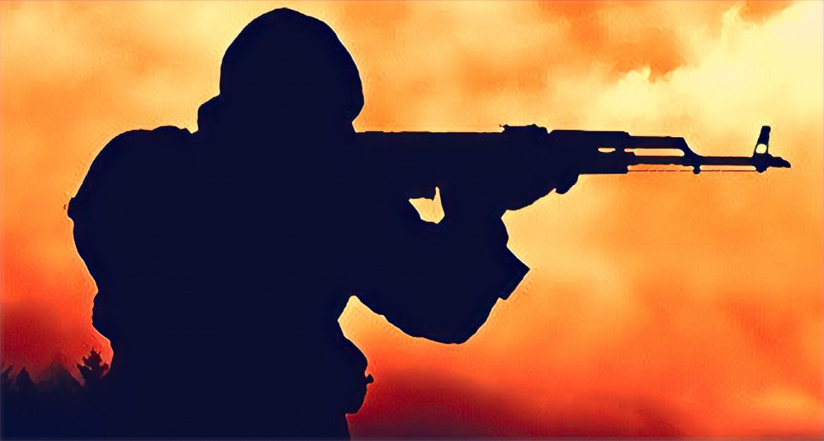 Suspected Gunman Arrested in Binduri Military Raid Ghana Armed Forces soldiers patrol during a cordon and search